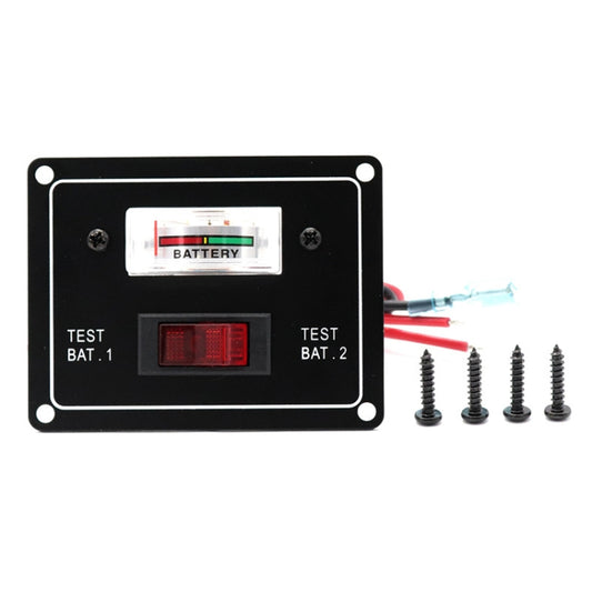 AOS3044 Marine Dual Battery Tester Pointer Voltmeter by buy2fix