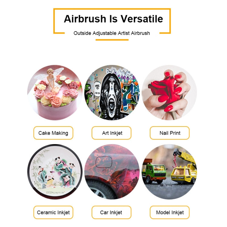 130 Coloring Spray Paint Pen Inkjet Tattoo Pen Airbrush Pen, Model: Silver Tail 0.5mm Caliber by buy2fix