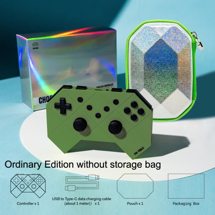 PB TAILS For Switch Bluetooth Wireless Gamepad, Style: Ordinary Edition (Black Silver) by buy2fix