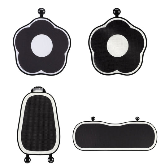 Ice Silk Simple Car Breathable Seat Cushion Cool Pad Summer Universal, Style: Honeycomb Back Row by buy2fix