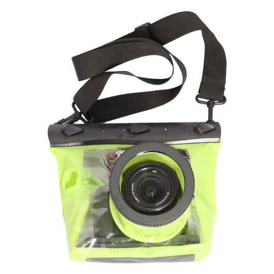 Tteoobl 20m Underwater Diving Camera Housing Case Pouch Camera Waterproof Dry Bag, Size: M(Green) by Tteoobl