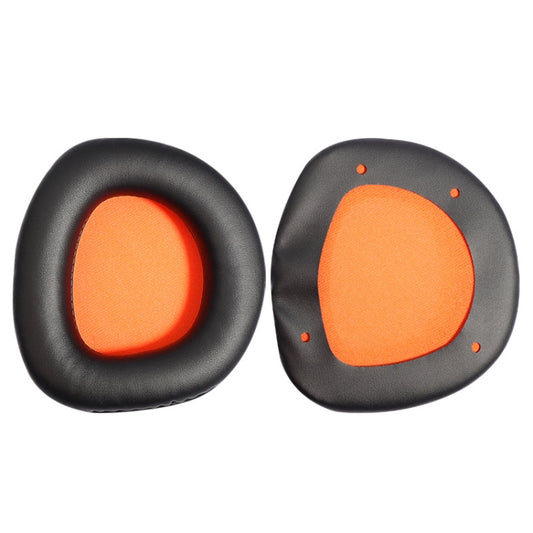 2 PCS Slow Rebound Sponge Headphone Cover Cushion For DAREU EH712/EH715(Black Orange Net) by buy2fix
