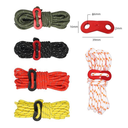 4 PCS / Set CLS Outdoor Camp Reflective Wind-Proof Camping Support Rod(Yellow) by CLS