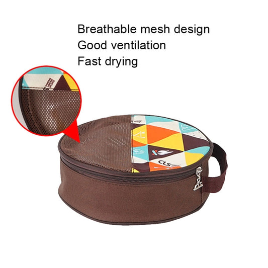 22 PCS / Set CLS Portable Stainless Steel Dinner Plate Outdoor Camping Cutlery by CLS