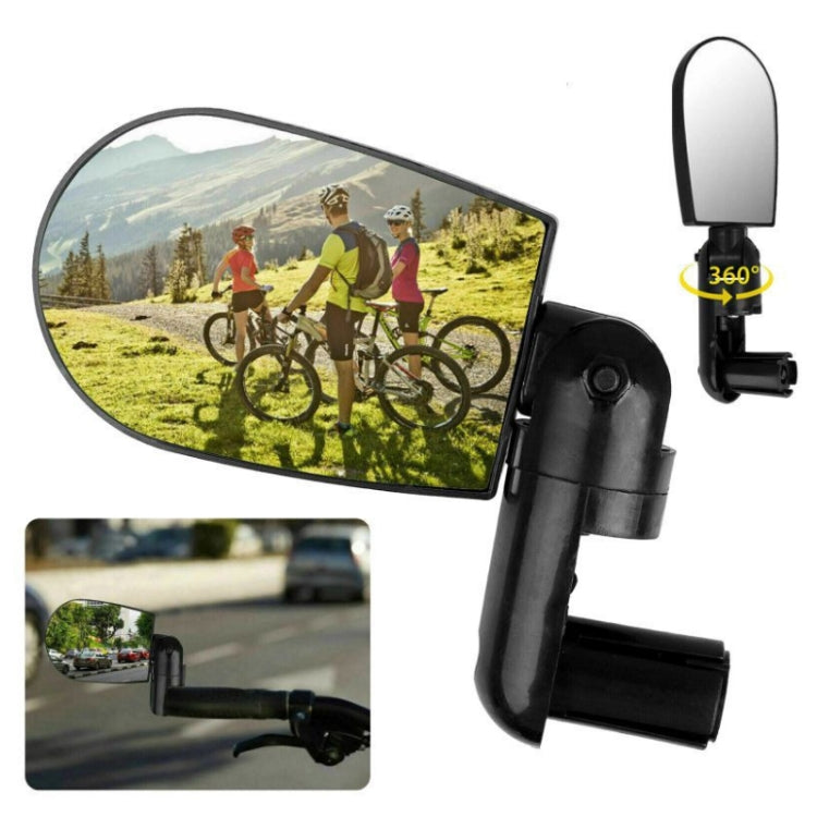 2 Pairs Adjustable Bicycle Flat Rearview Mirror Cycling Accessories(Yellow) by buy2fix