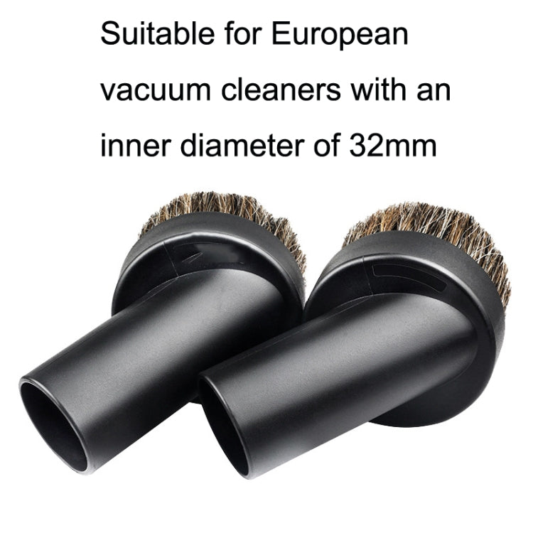 5PCS For Midea Vacuum Cleaner Accessories Horsehair Brush Head, Bristles Length: 25mm by buy2fix