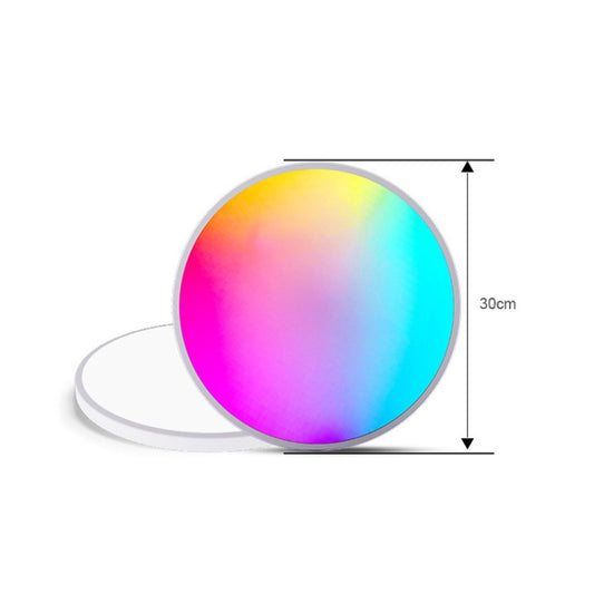 RGBCW Smart Graffiti App Voice Ceiling Light, Voltage: EU Standard 220V-240V(Black Frame) by buy2fix