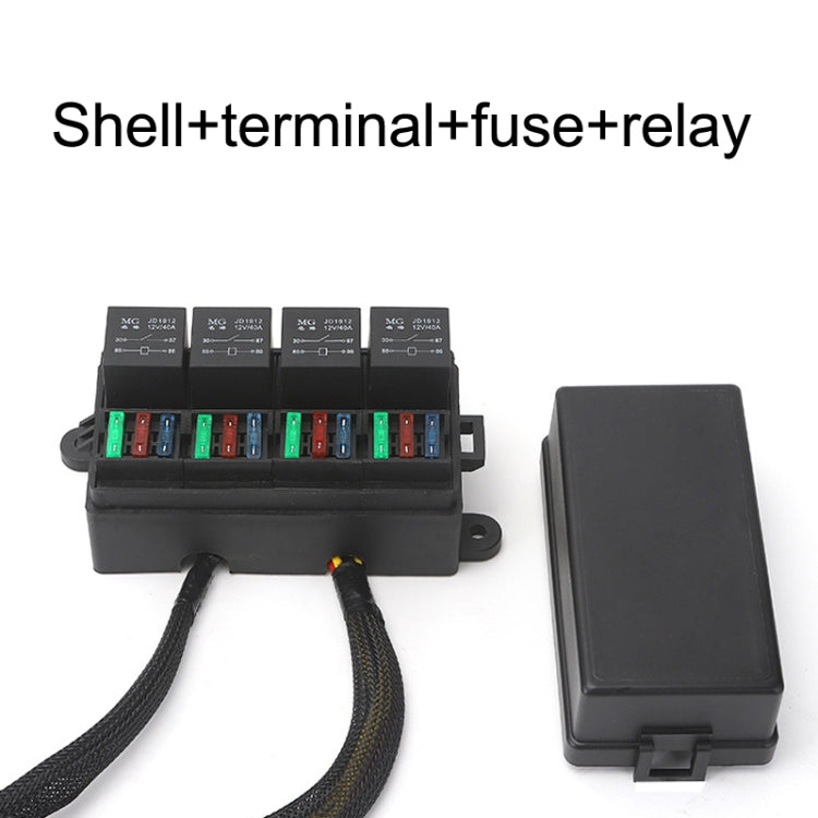 TF008-10 24V 5Pin Relay Car RV Radiography Sound Modified Electromagnetic Insurance Box by buy2fix