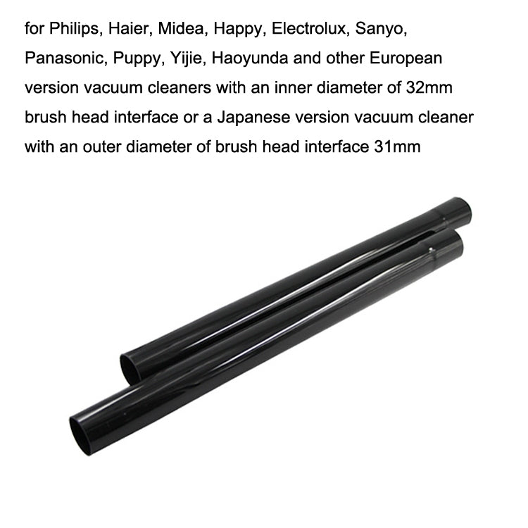 5PCS For Philips / Midea Vacuum Cleaner Accessories Straight Pipe Connecting Pipe by buy2fix