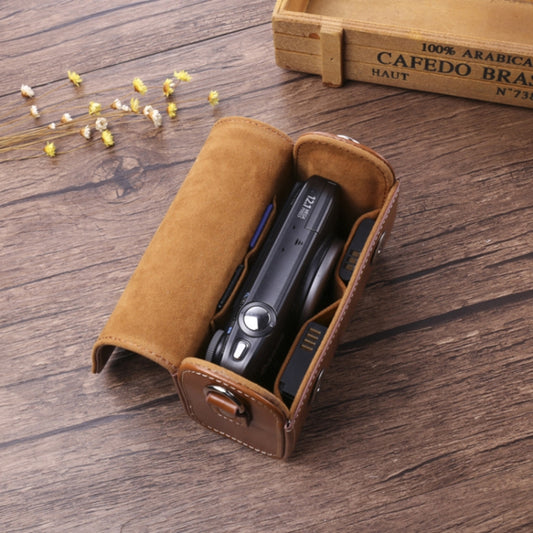 For Canon G7X3 / G5X2 / Sony ZV1RX1007 / RICOH GR3 Camera Leather Case(Light Brown) by buy2fix