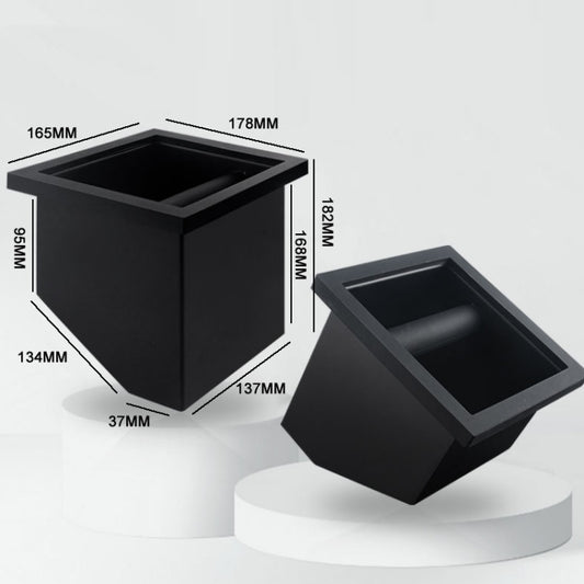 Bar Mosaic Bottomless Coffee Grounds Box(Black) by buy2fix