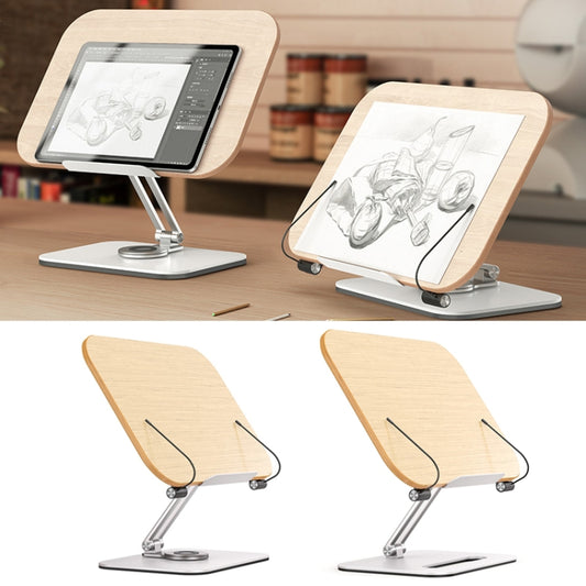 R04 Reading Bookshelf Desktop 360-degree Rotation Multi-function Liftable Tablet Bracket by buy2fix