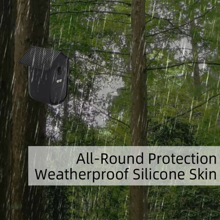 Surveillance Camera Cover Silicone Cover For Eufy 2C(Black) by buy2fix