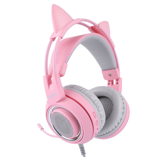 SOMIC G951PINK Head-mounted 7.1 Channel Anchor E-Sports Game Headset Wheat(Pink) by buy2fix