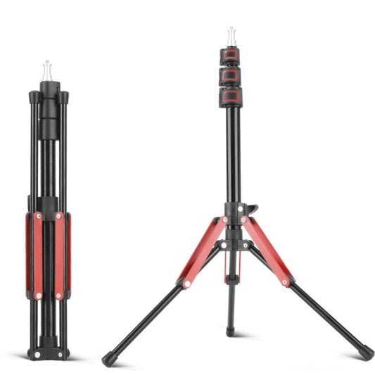 Aluminum Alloy Folding Mobile Phone Stand Live Selfie Floor Stand(Red) by buy2fix