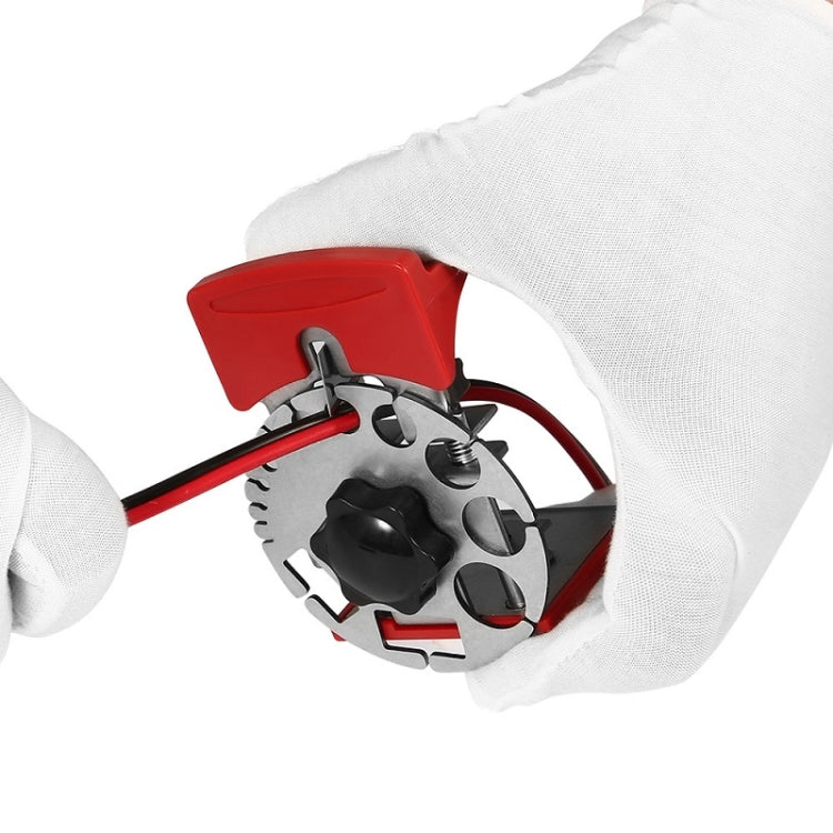 Stainless Steel Adjustable Handheld Quick Wire Stripper, Specification: Metal Plate by buy2fix