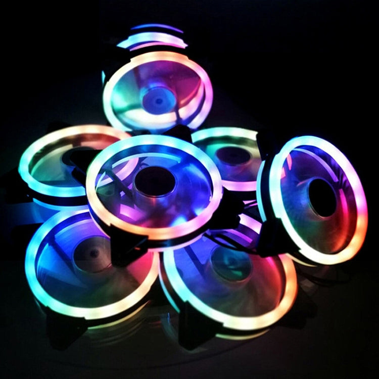 Computer CPU RGB luminous Radiator 4 Fans+Remote Control by buy2fix