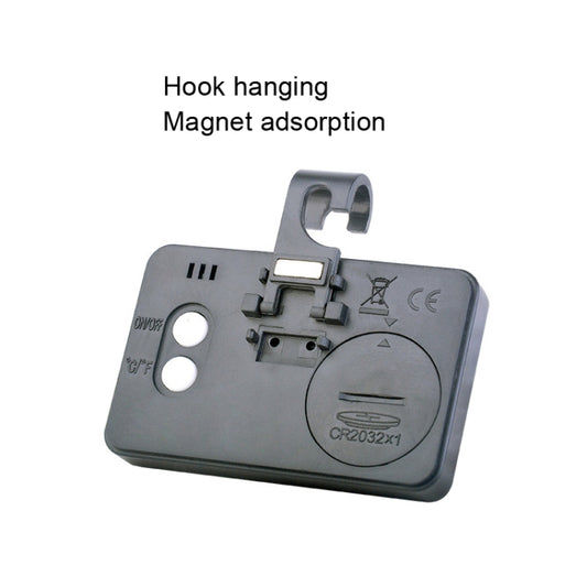 HT-6S Indoor Electron Temperature And Humidity Color Digital Display Mini Home Thermometer(Black) by buy2fix