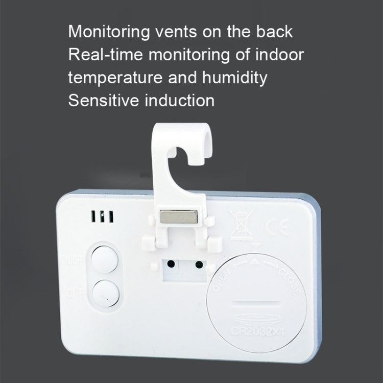 HT-6S Indoor Electron Temperature And Humidity Color Digital Display Mini Home Thermometer(Black) by buy2fix