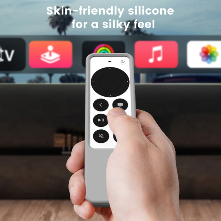 Silicone Remote Controller Waterproof Anti-Slip Protective Cover For Apple TV 4K 2021(Luminous Color) by buy2fix