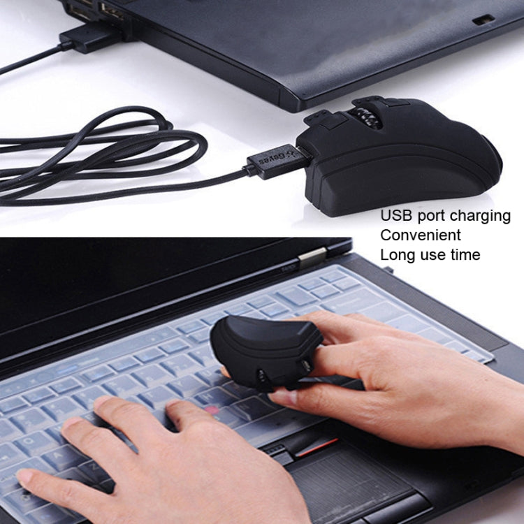 GM306e Bluetooth Finger Lazy Mice Charging Phone Tablet Notebook Universal Mice(Black) by buy2fix