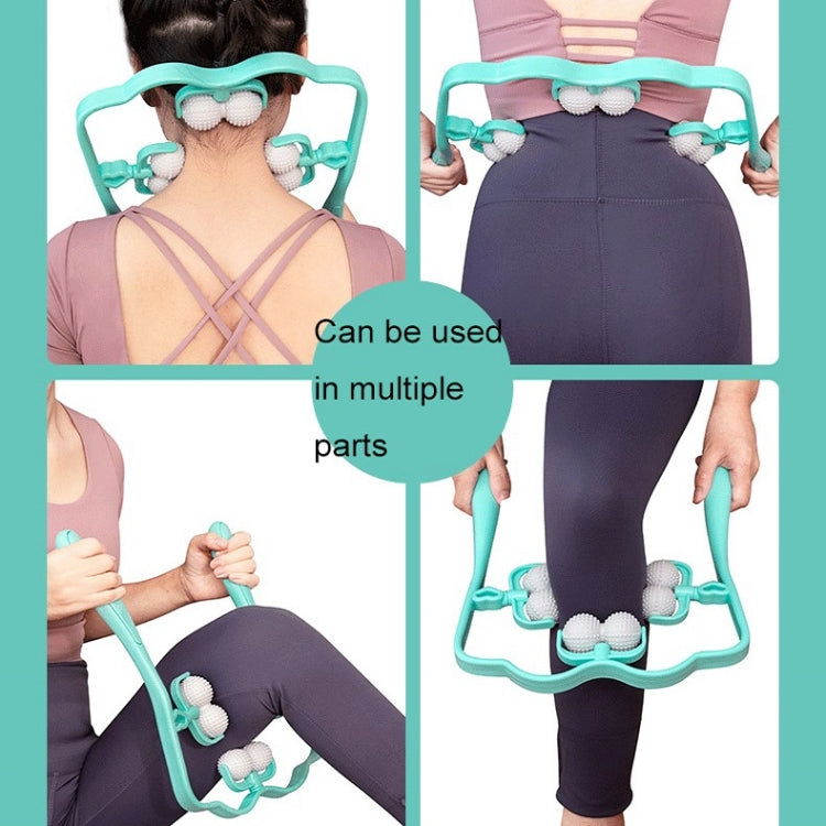 Handheld Cervical Shoulder And Neck Massager(Green) by buy2fix