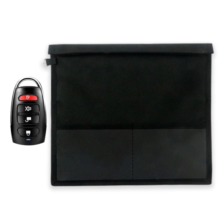 Car Key Signal Shielding Bag Tablet Mobile Phone Privacy Protective Cover Small(Black) by buy2fix