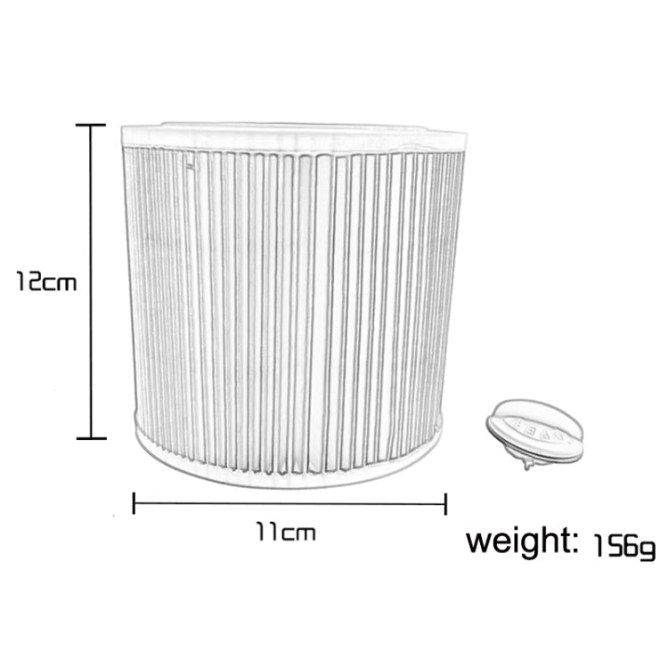 2PCS HEPA Filter For Karcher A2004 / A2204 Vacuum Cleaner Accessories(Yellow) by buy2fix