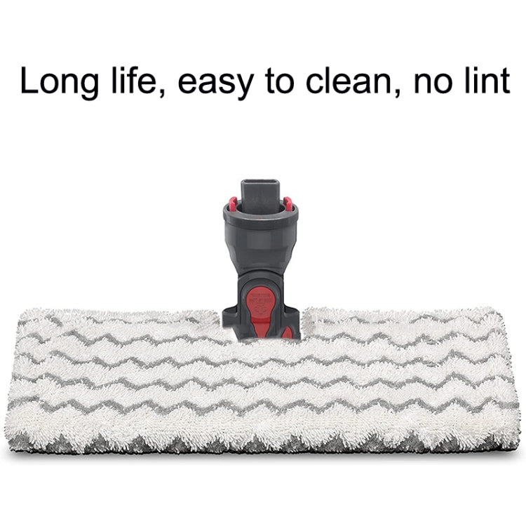 2PCS Steam Mop H Type Wiper For Shark P3 / P5 / P8 / T8 / S3973 / S5003D(Gray Black) by buy2fix