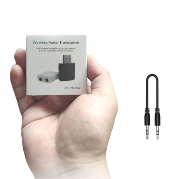 ZF-169 PLUS 3 In 1 Car USB Bluetooth 5.0 Audio Adapter by buy2fix