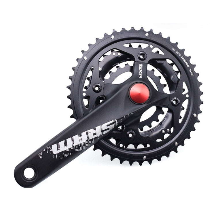 Bicycle Hollow Integrated CNC Aluminum Alloy Crankset Dust Cover, Size: 21-23mm(Red) by buy2fix