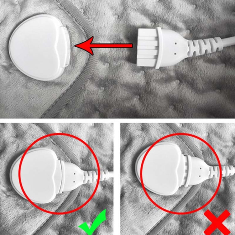 60W Electric Feet Warmer For Women Men Pad Heating Blanket UK Plug 240V(Dark Gray) by buy2fix