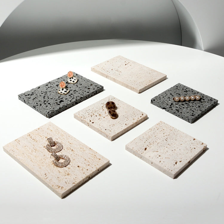 2 PCS Cave Stone Jewelry Shooting Props Jewelry Display Stand, Color: Gray (10x15cm) by buy2fix