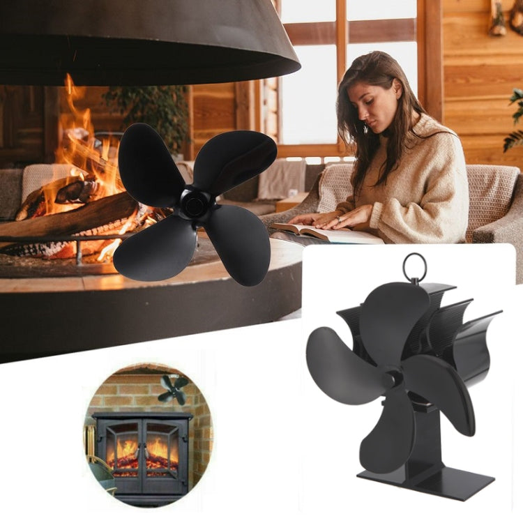 ZJ-1 Fireplace Thermal Power Stove Fan by buy2fix