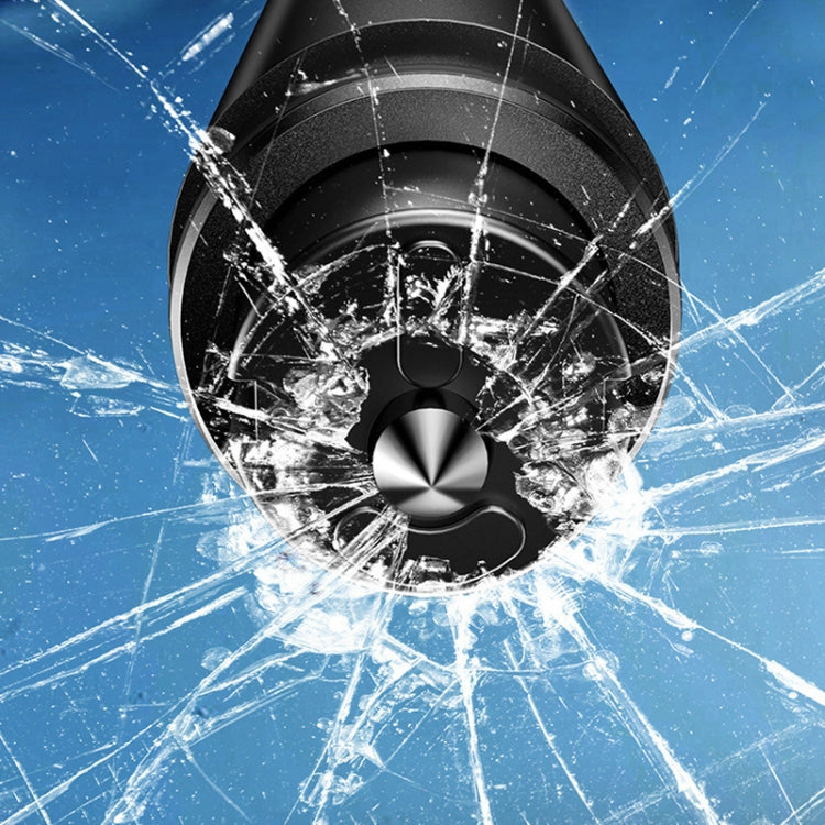 Vehicle Safety Hammer Multifunctional Underwater Emergency Window Breaker(Black) by buy2fix