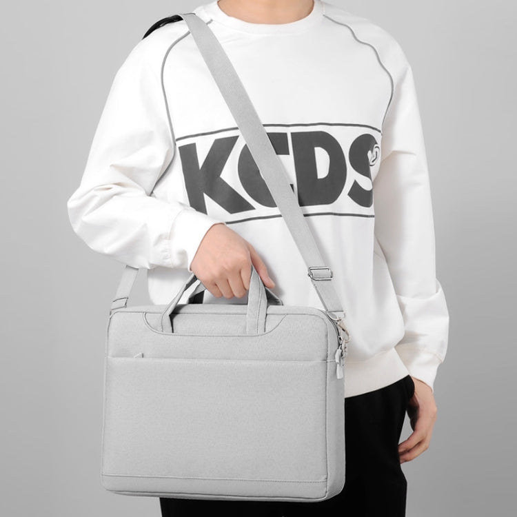 Airbag Thickened Laptop Portable Messenger Bag, Size: 15.6-16.1 inches(Black) by buy2fix