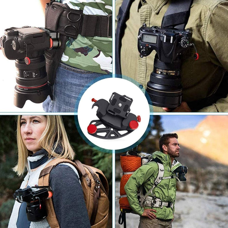 JMSUZ JMSUZ12412 For GoPro Quick Hanging Outdoor SLR Camera Waist Buckle(Blue) by JMSUZ