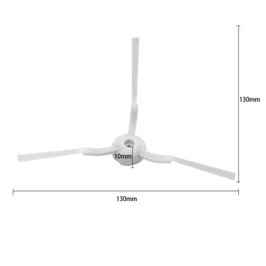 For Xiaomi Mijia STFCR01SZ Vacuum Cleaner Parts Accessories,Spec: 4pcs Side Brush by buy2fix