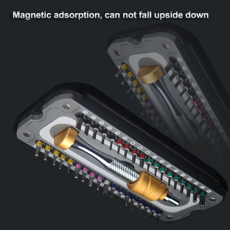 37 In 1 Aluminum Glasses Screwdriver Set Computer Watch Dismantling Repair Tools by buy2fix