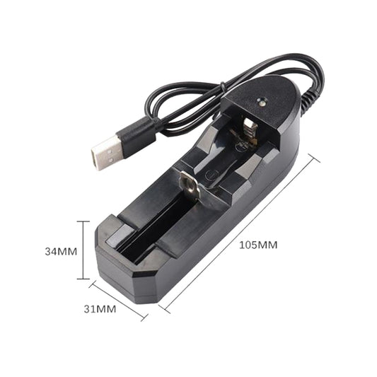3 PCS BMAX 18650 Lithium Battery Single Slot USB Charger by buy2fix