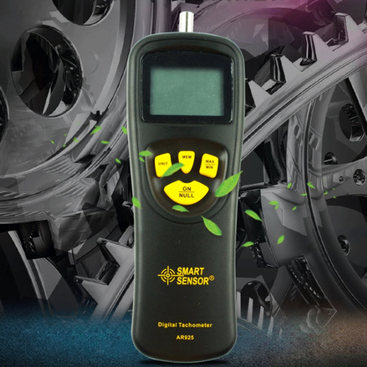 Smart Sensor AR925 LCD Display Contact Tachometer by SMART SENSOR