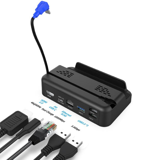 PGTECH For Steam Deck Game Console Base Support Data Transmission With Network Port by buy2fix