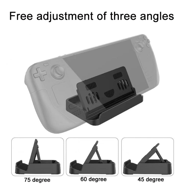 PGTECH For Steam Deck Adjustable Folding Console Stand + Trackpad Sticker Set by buy2fix