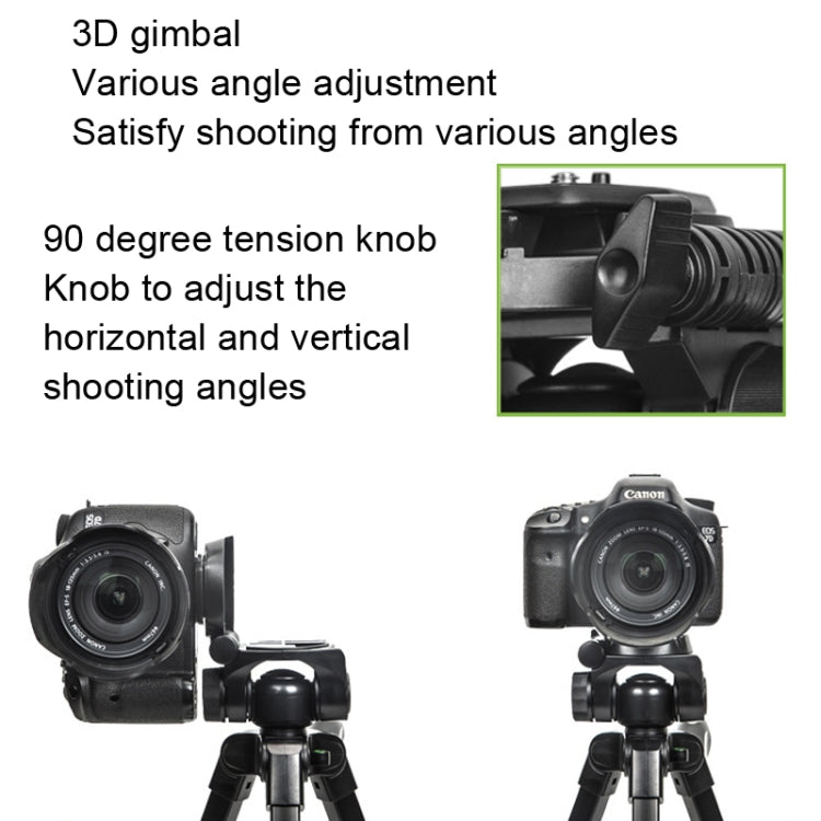 YUNTENG 696 SLR Tripod General Mobile Phone Stand(Black) by YUNTENG