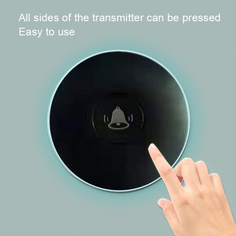 R16 1 For 1 Smart Wireless Self-Powered Hotel Home Electronic Call Doorbell(EU Plug White) by buy2fix