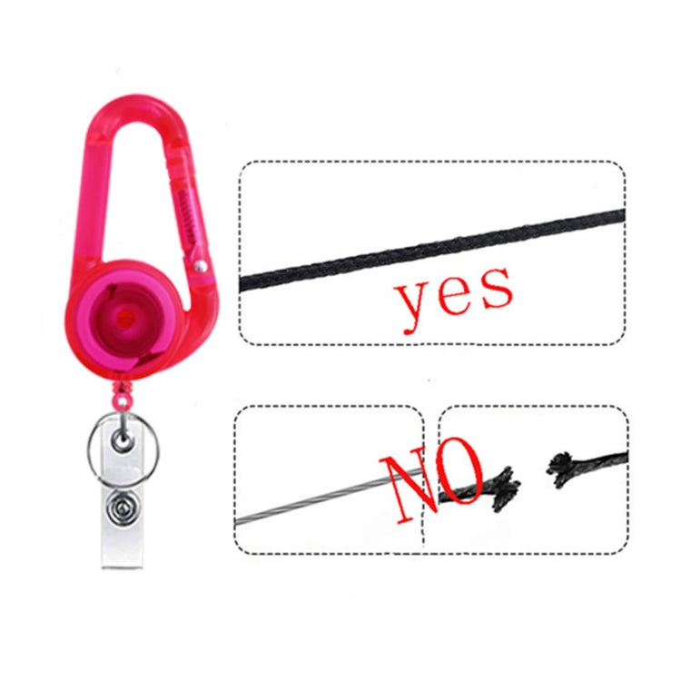 Retractable Mountain Buckle Keychain(Pink) by buy2fix