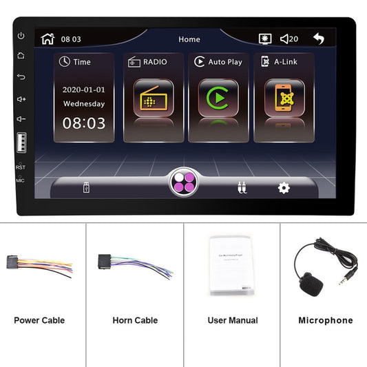 Q3570 9 inch Carplay Single Spindle MP5 Player, Style: Standard by buy2fix