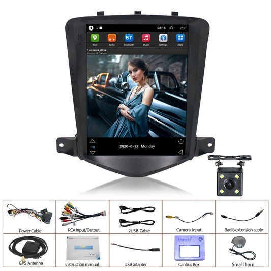 For Chevrolet Cruze 9.7 inch Navigation Integrated Machine, Style: Standard+4 Light Camera(1+16G) by buy2fix