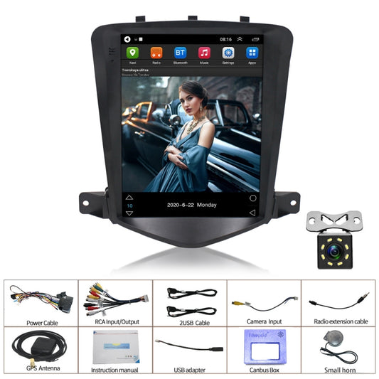 For Chevrolet Cruze 9.7 inch Navigation Integrated Machine, Style: Standard+8 Light Camera(2+32G) by buy2fix