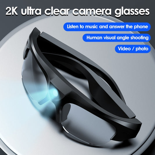 XV16 Anti-blue Light Cycling Wireless DV Sports BT Headset Audio Smart Glasses(Black) by buy2fix